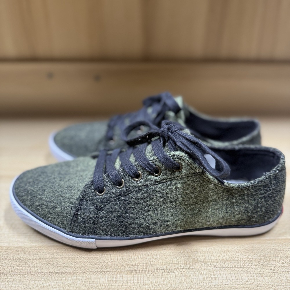 Woolrich Strand Green Ombre Wool Sneakers Women's Size 6.5 Cozy Display Model